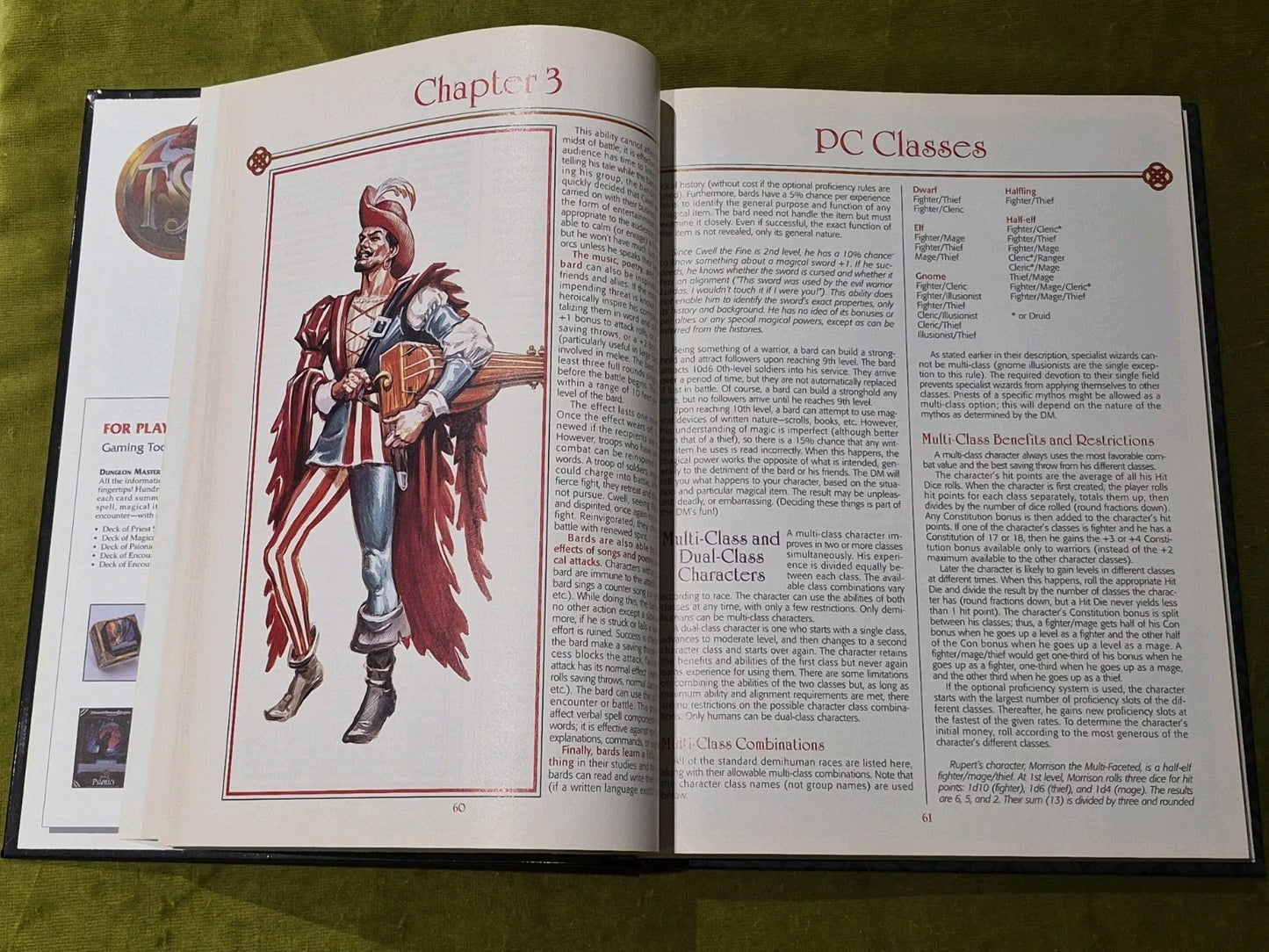 ADVANCED DUNGEONS & DRAGONS - PLAYER'S HANDBOOK - 2159 - HARDBACK - 1995 - TSR3