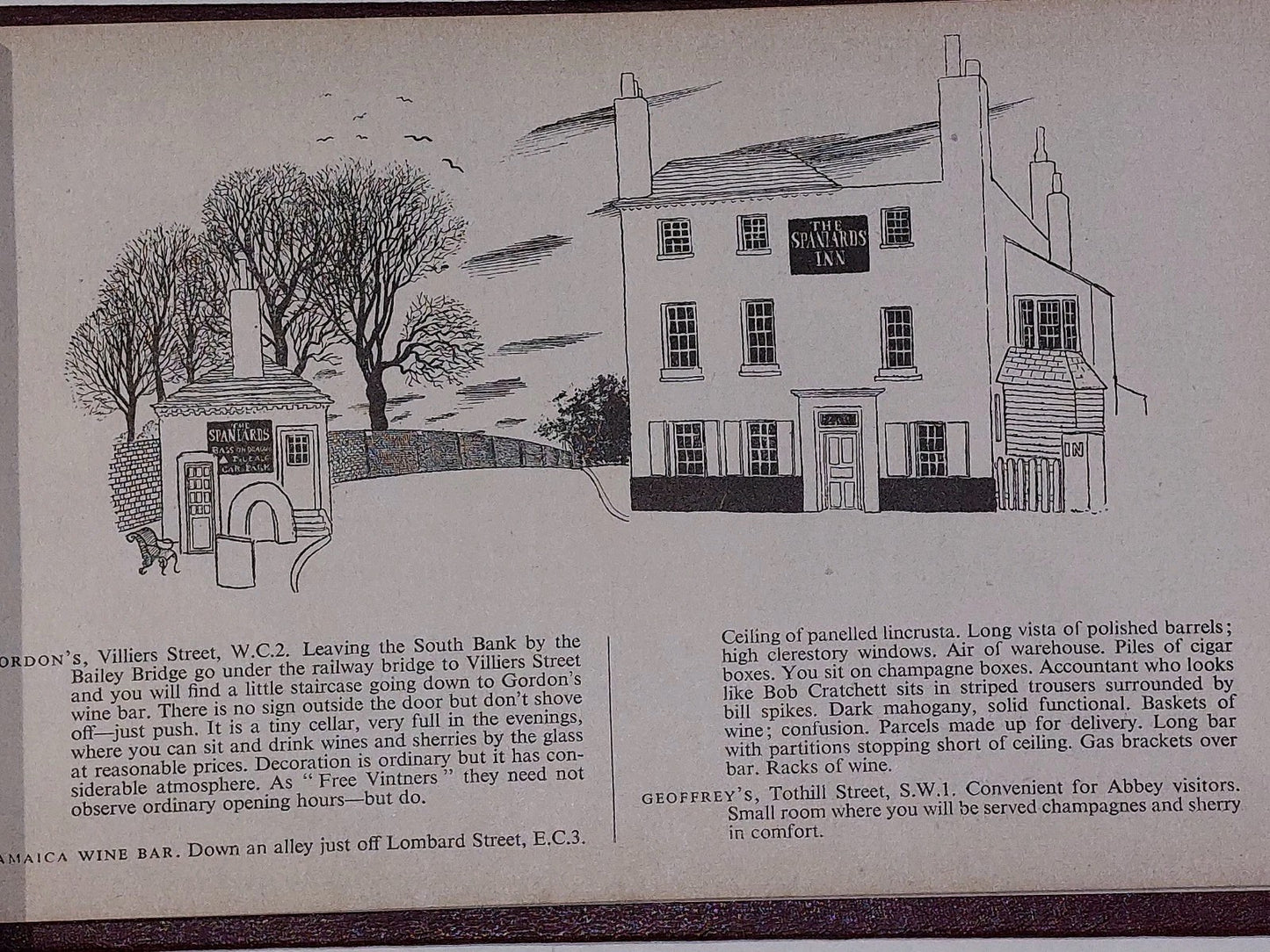 London Night And Day by Osbert Lancaster (1951 and 1952) Rebound In Leather5
