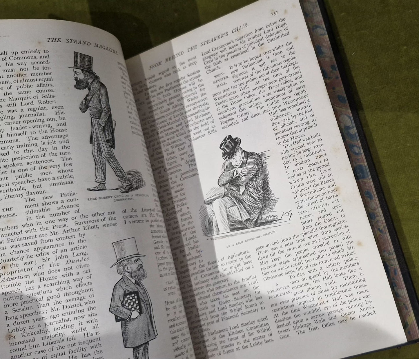 THE STRAND MAGAZINE VOL XXI - JANUARY TO JUNE 1901 Leatherbound4