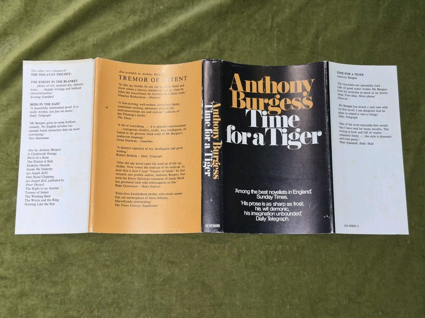 Anthony Burgess Time for a Tiger 19795