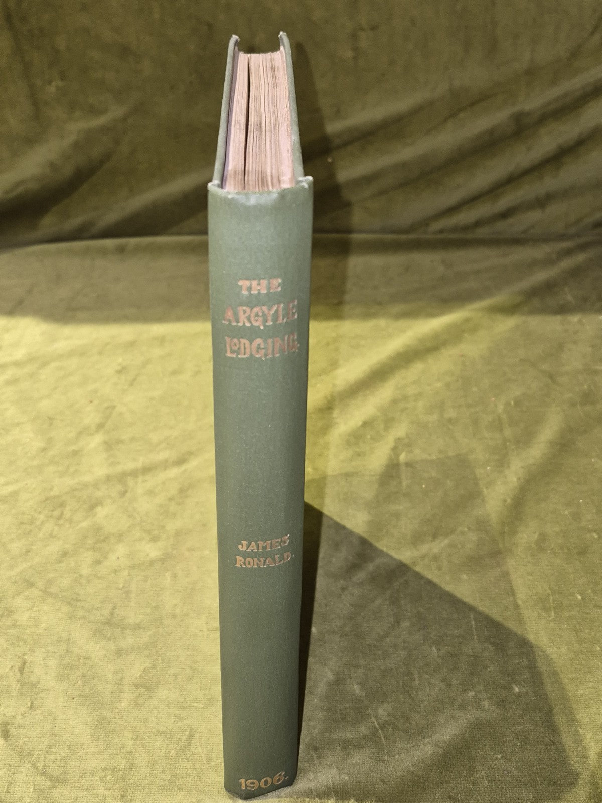 The Story of the Argyle Lodging by James Ronald, uncut pages, 190610