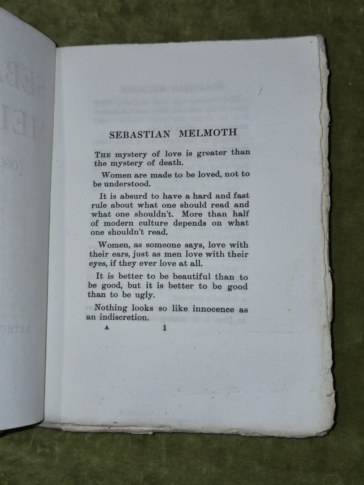 Sebastian Melmoth (Oscar Wilde) 1905 Arthur L Humphreys The Soul of Man5