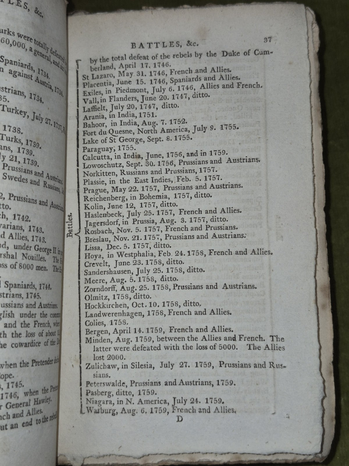 The New Tablet of Memory Illustrated with a Chart British Foreign 1807 J Moir8