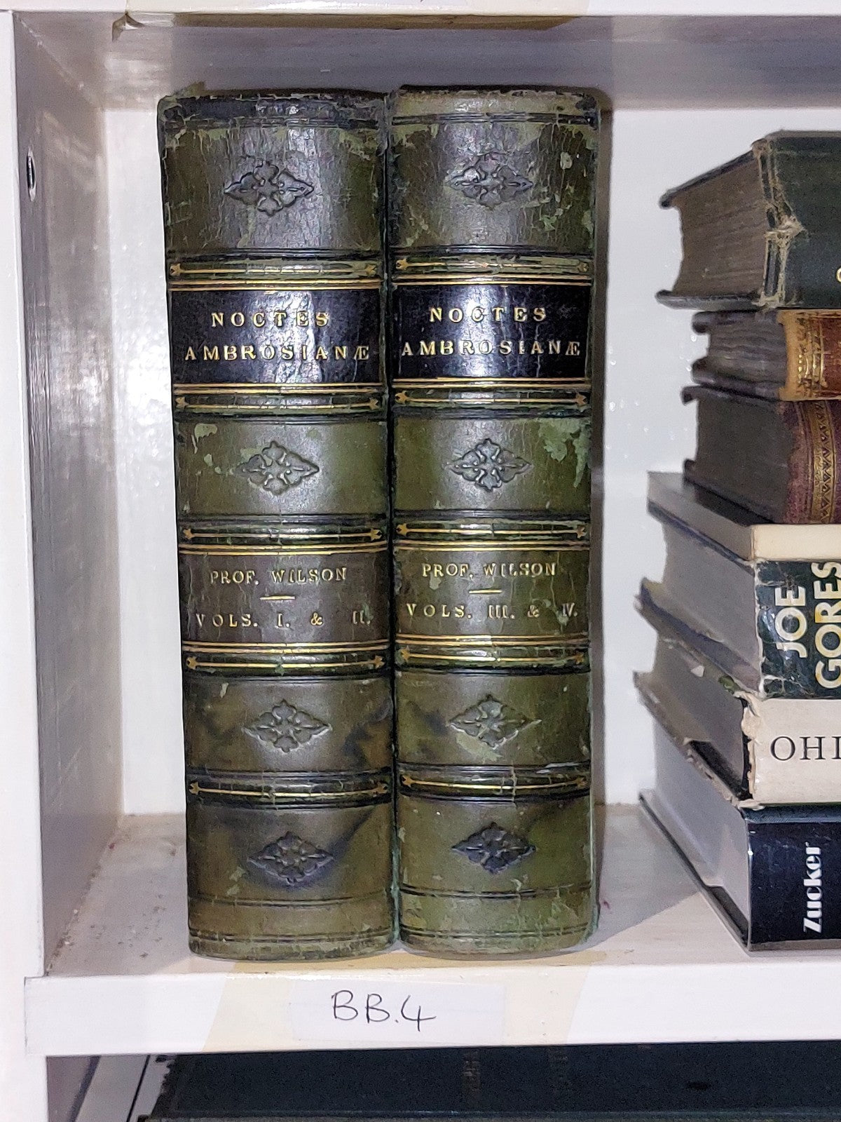 Noctes Ambrosianae by Professor Wilson, Complete 4 Volumes Bound Into 2 (1864)8
