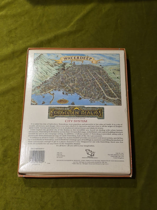 AD&D Forgotten Realms City System Boxed Set + Waterdeep & the North - complete.1