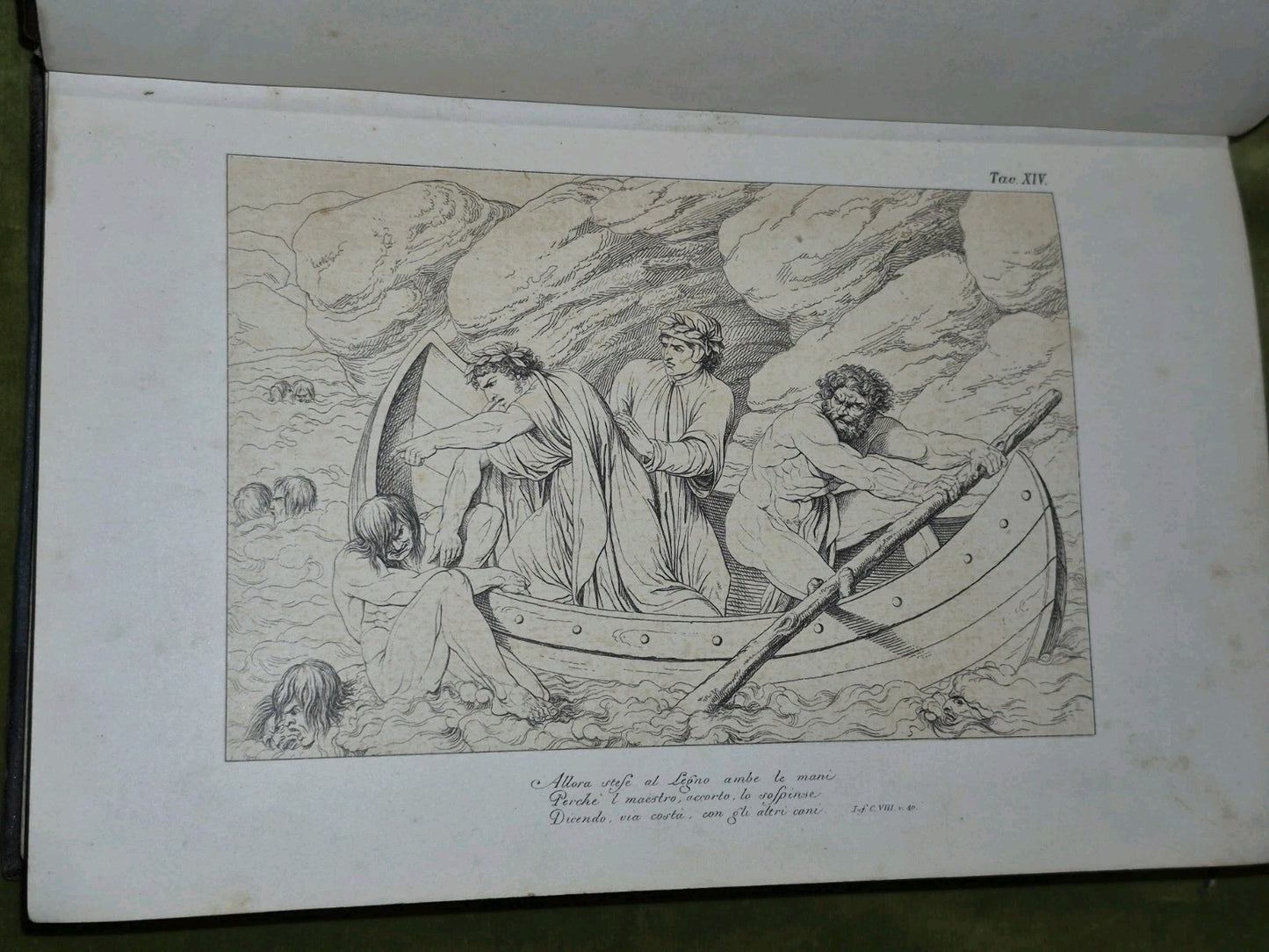 Divina Commedia Dante illustrated by Luigi Ademollo copper plates Devine Comedy14