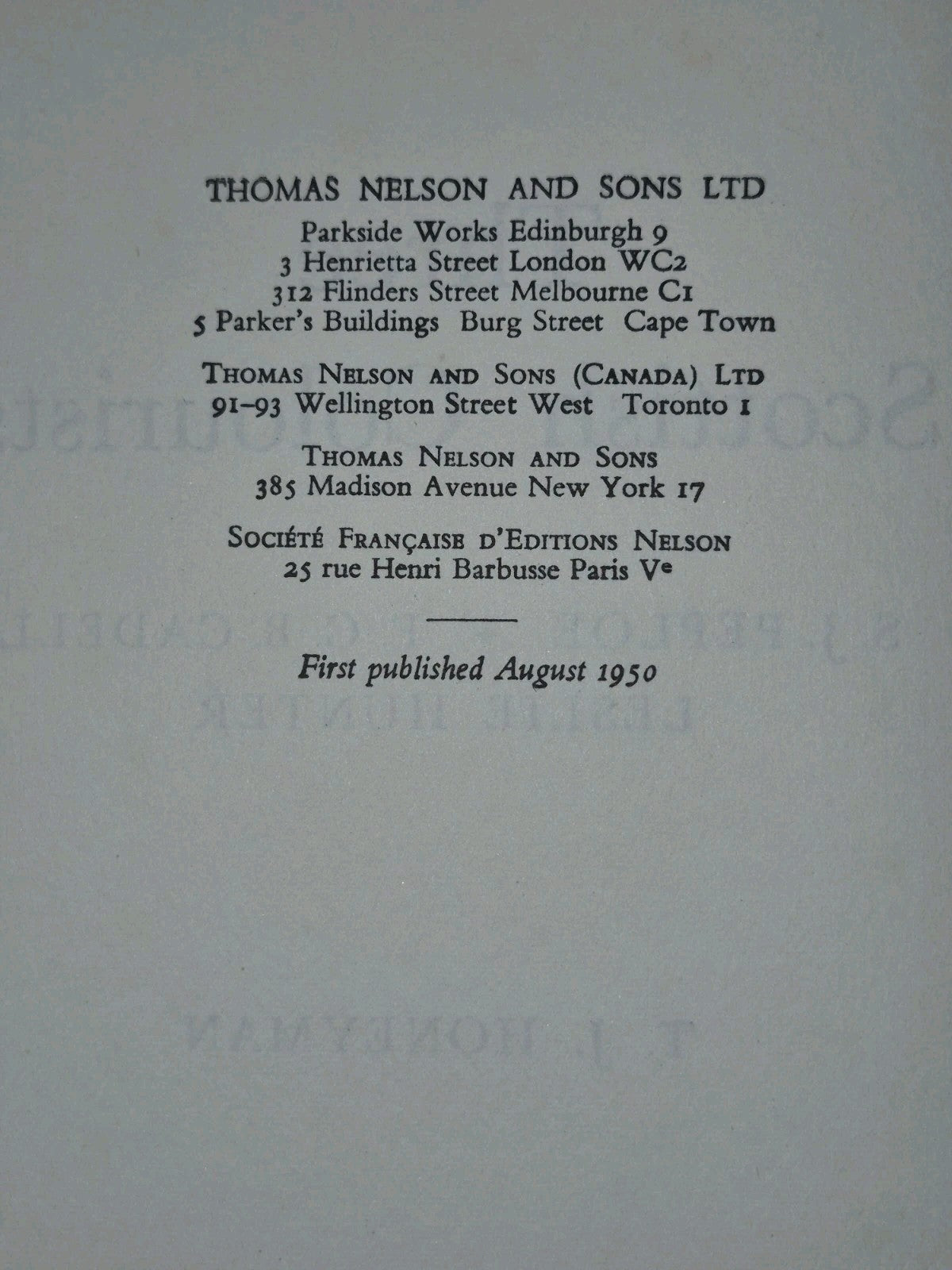 Three Scottish Colourists by Peploe Cadell Hunter, T.J. Honeyman (1950)5