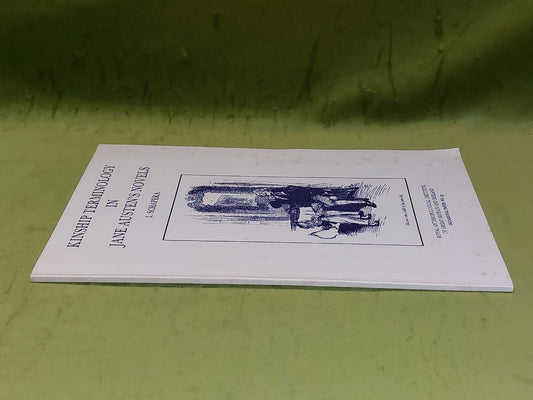 Kinship Terminology In Jane Austen's Novels by I. Schapera (1977) Pb Book1