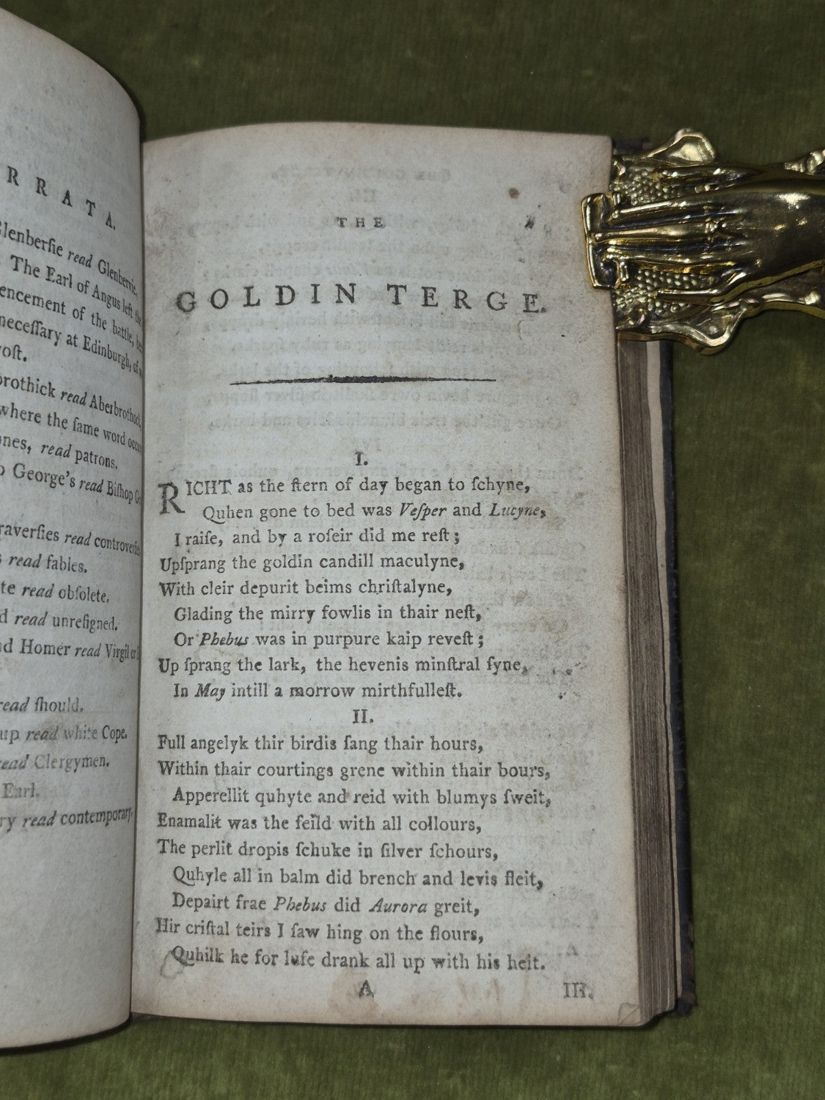 Select Poems of Wil. Dunbar Part First George Bannatyne 1788 R Morison & Son9