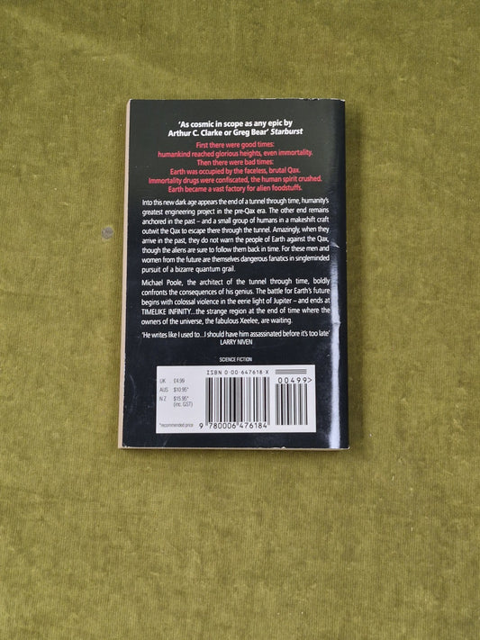 "Timelike Infinity" Stephen Baxter 1993 1st Paperback Edition HarperCollins1