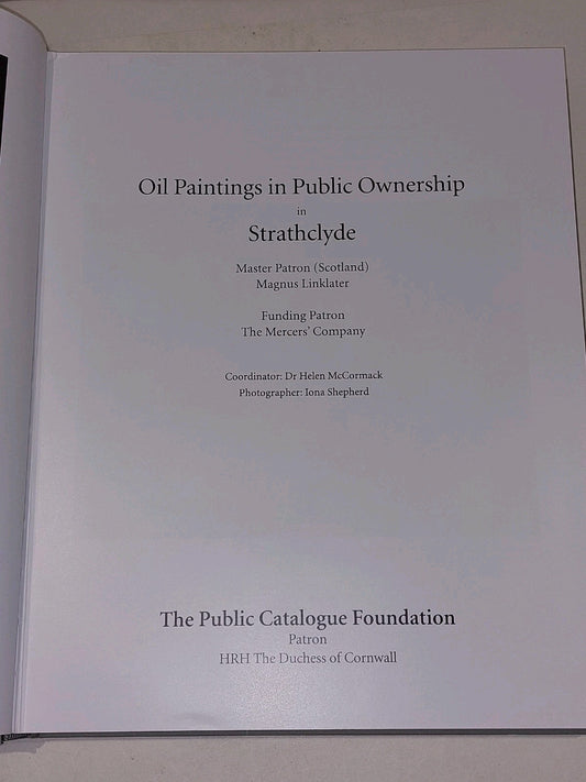 Oil Paintings In Public Ownership In Strathclyde 1