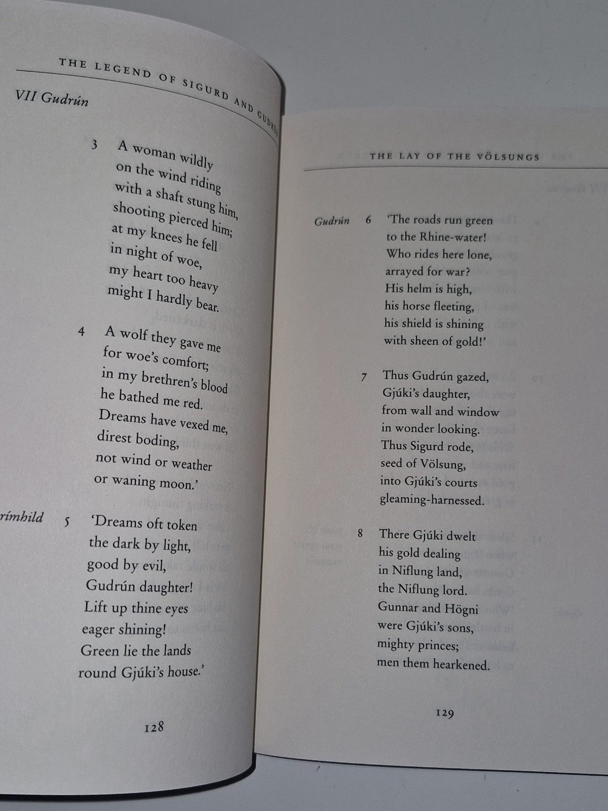 The Legend of Sigurd and Gudrun J.R.R Tolkien 1st US Edition 1st Print 2009 HB10