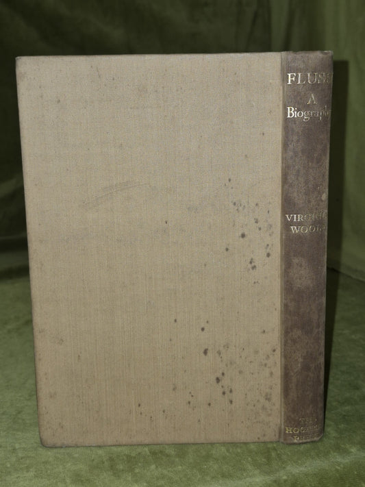 Flush by Virginia Woolf 1933 first UK edition first printing HB1