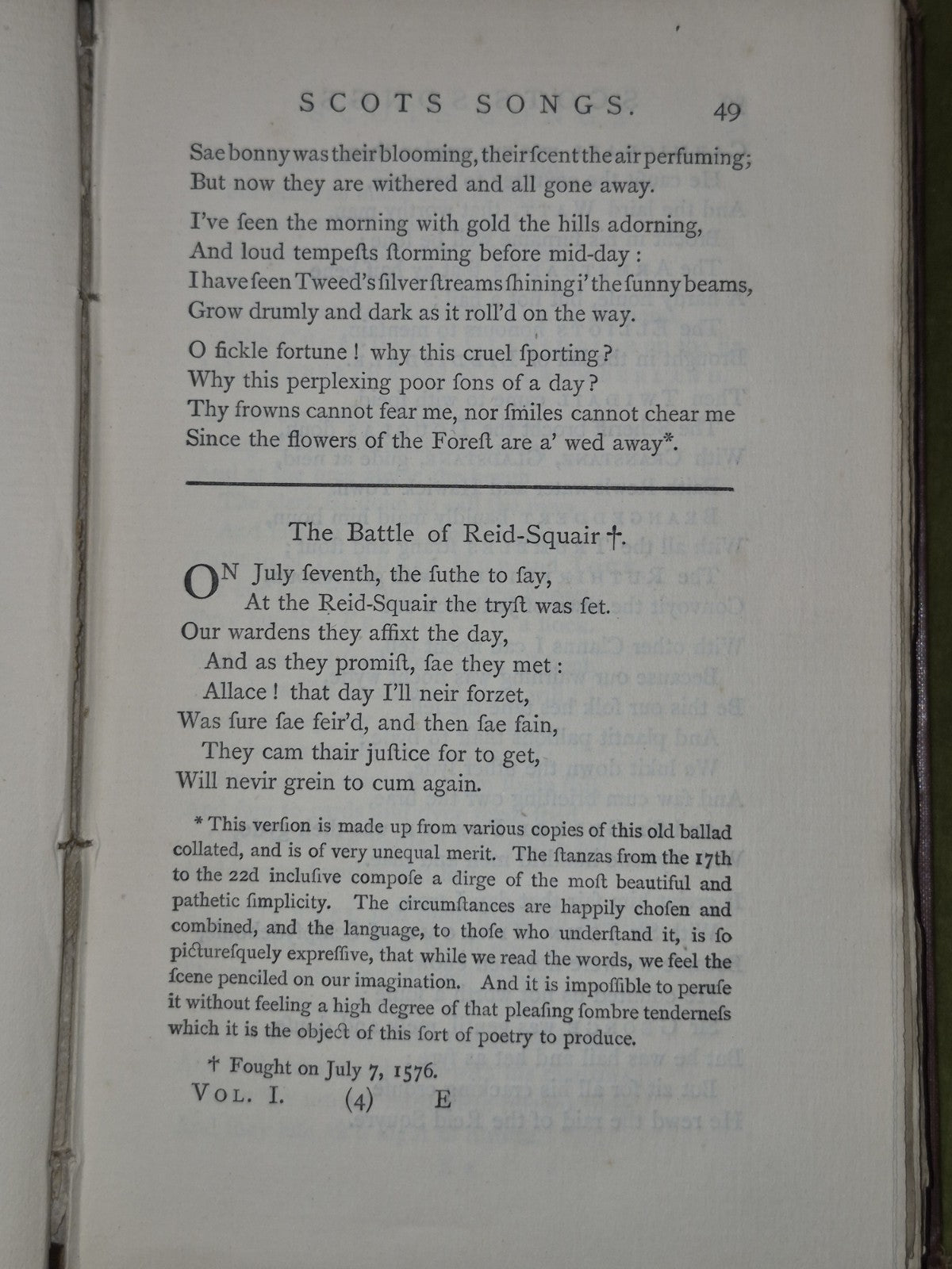 Scottish Songs Heroic Ballads David Herd 1869 Two Volumes Kerr & Richardson 9