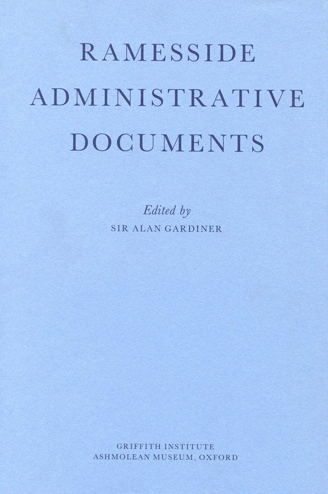 Ramesside Administrative Documents