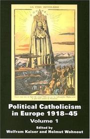 Political Catholicism in Europe 1918-1945