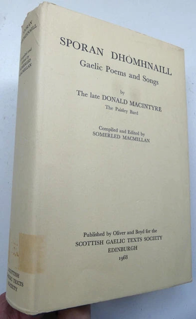 Sporan Dhomhnaill: Gaelic Poems and Songs