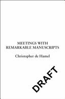 Meetings with Remarkable Manuscripts