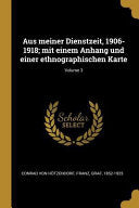 Conrad: Aus Meiner Dienstzeit 1906 - 1918 (Collection of Maps)