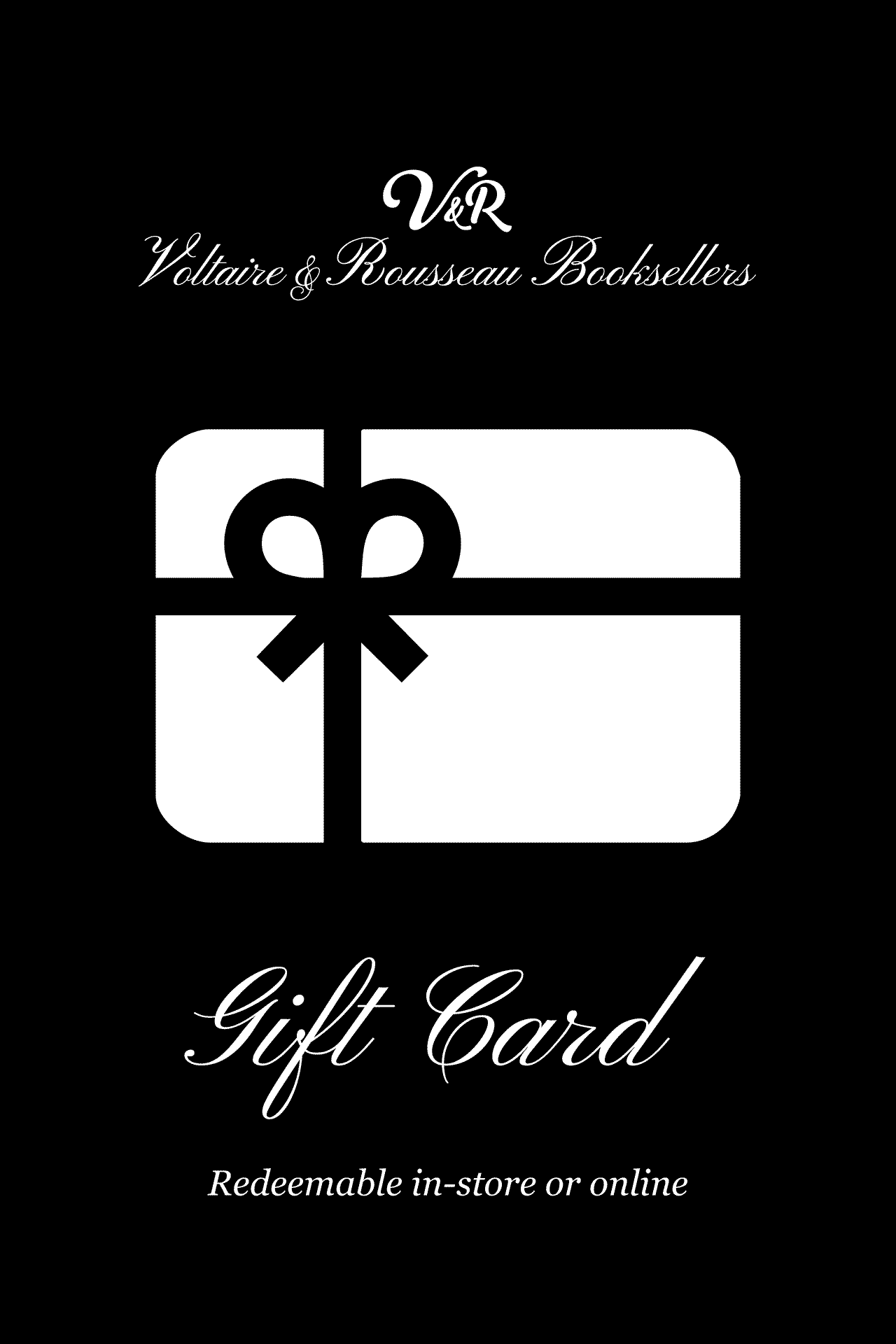 Voltaire & Rousseau Gift Card