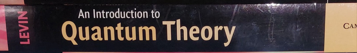 An Introduction to Quantum Theory, Levin, F. S. (2002) Pb Book5