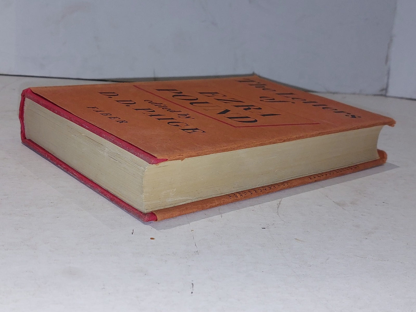 The Letters of EZRA POUND 1907 - 1941, edited by D. D. Paige. Faber & Faber 19514