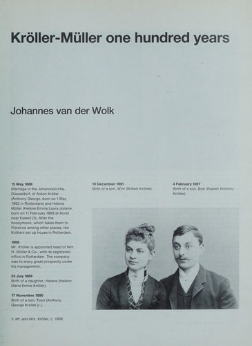 Kröller-Müller: The first hundred years