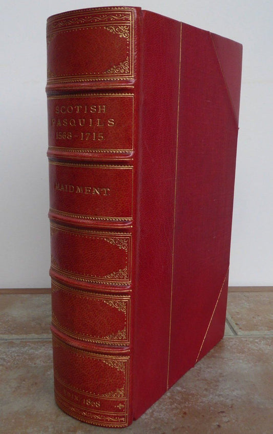 A Book of Scottish Pasquils (1568- 1715)