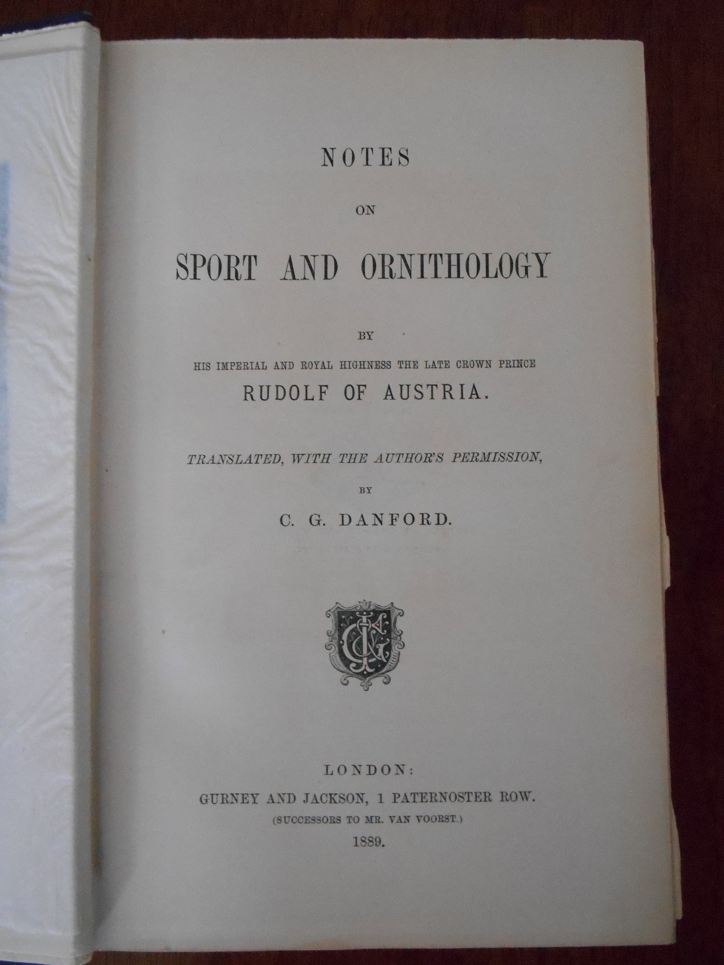 Sport and Ornithology