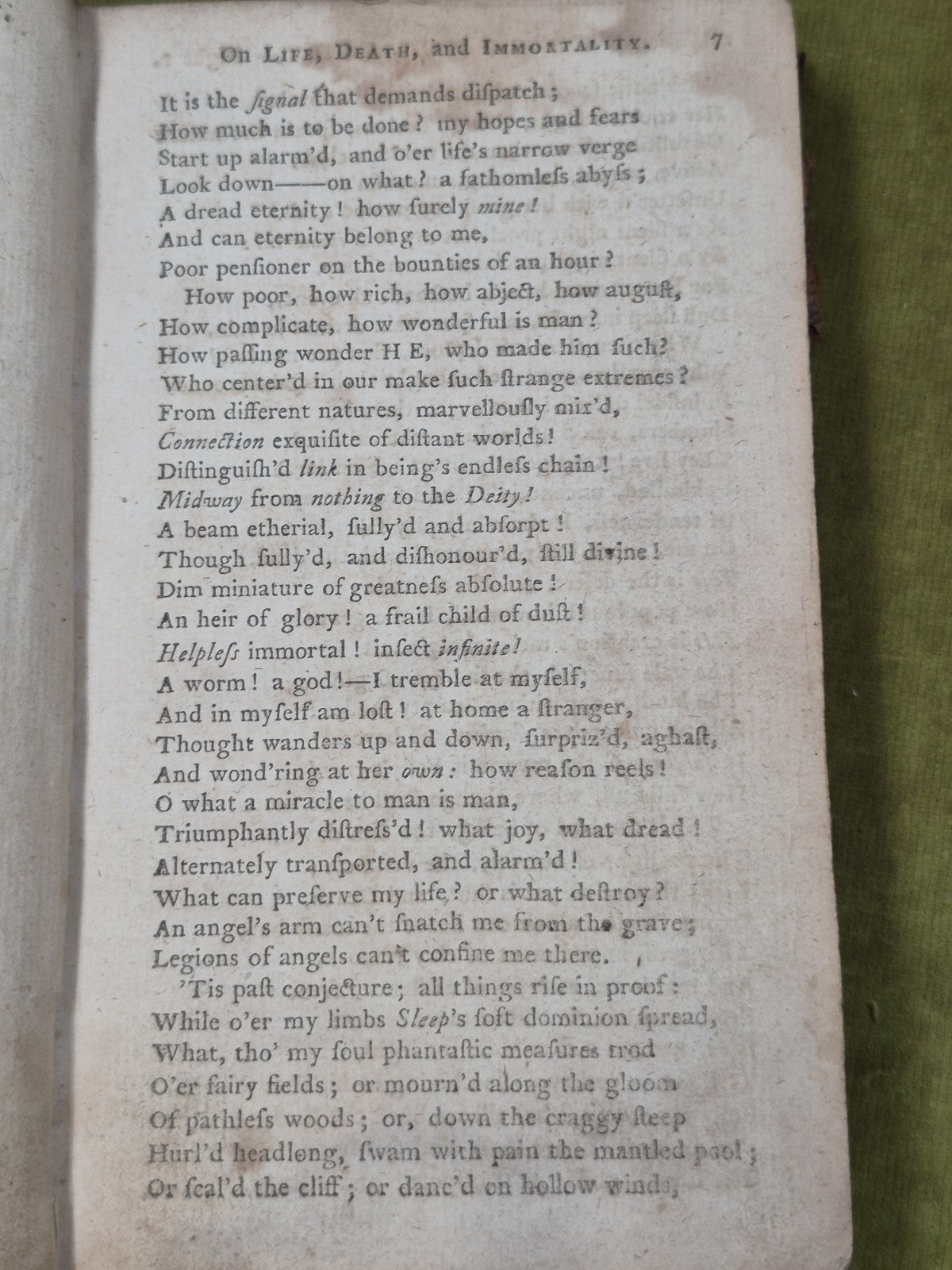 The Complaint or Night-Thoughts Edward Young 1771 For Restoration7