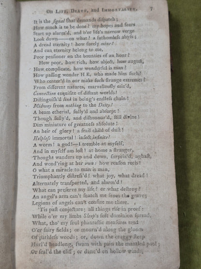 The Complaint or Night-Thoughts Edward Young 1771 For Restoration7