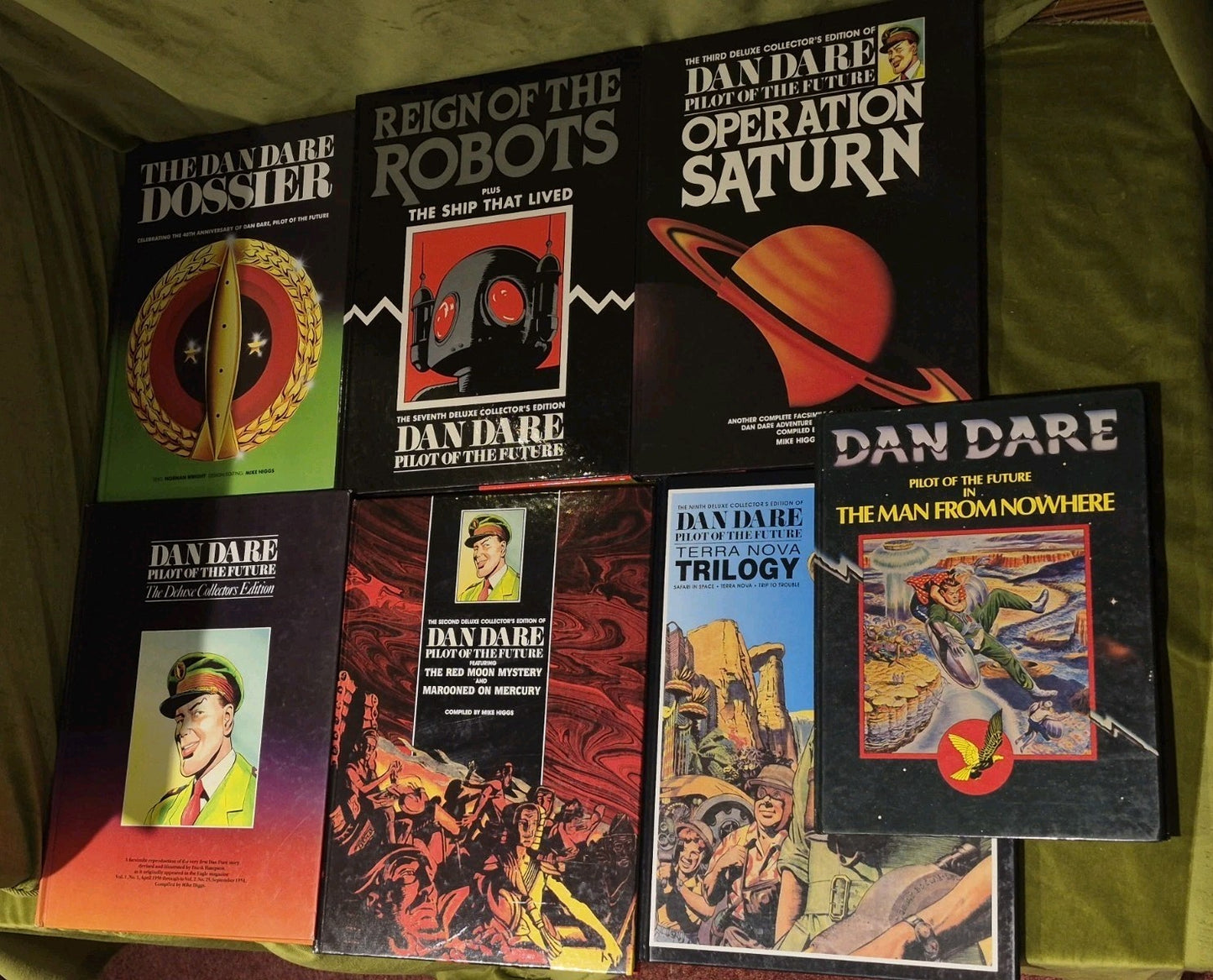 Dan Dare Job Lot 7 9 2 3 1 Deluxe Collectors Edition Book Club 40th Anniversary0