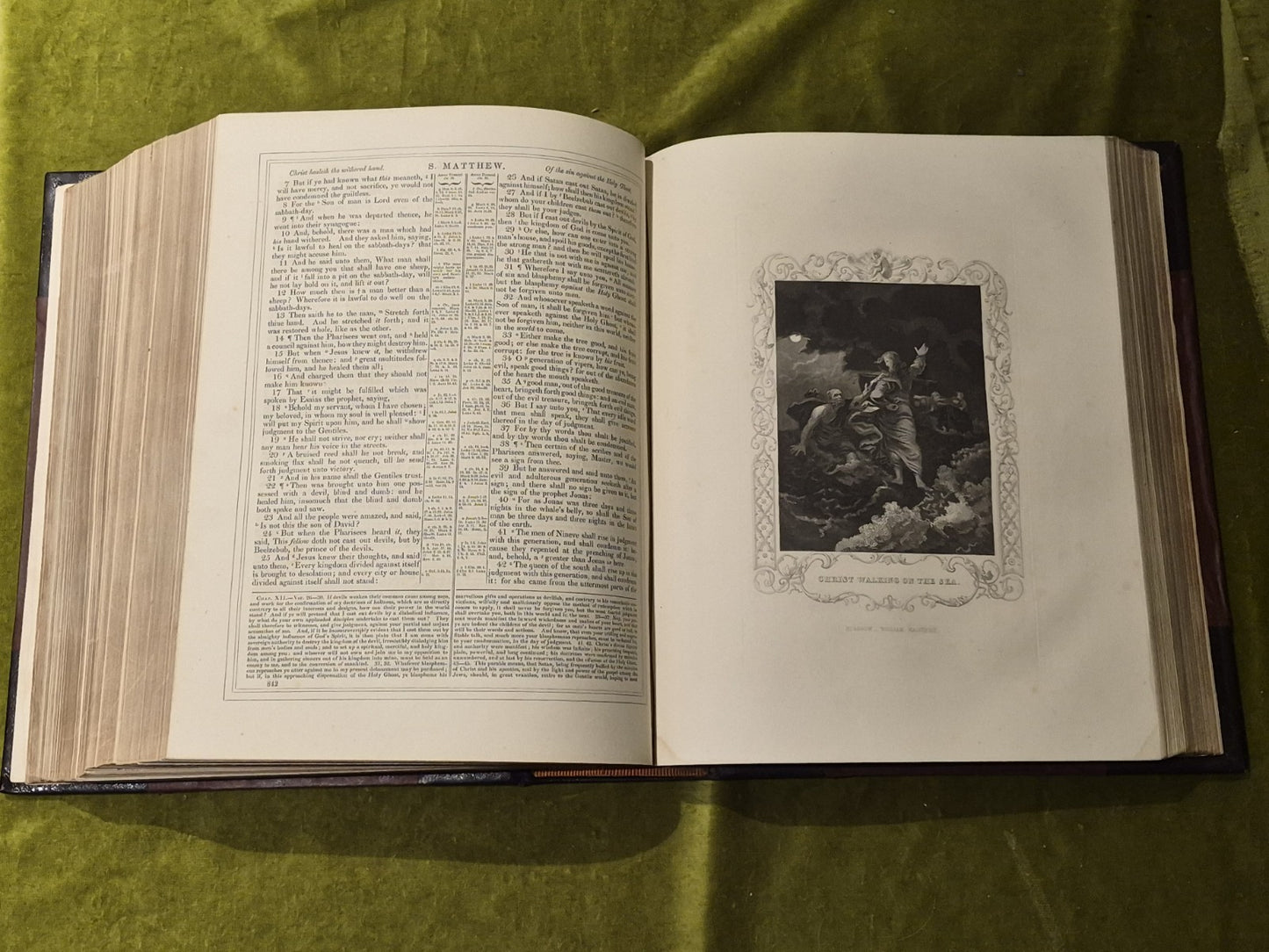 Holy Bible With Notes & Observations By Rev. John Brown Large Family Bible VGC15