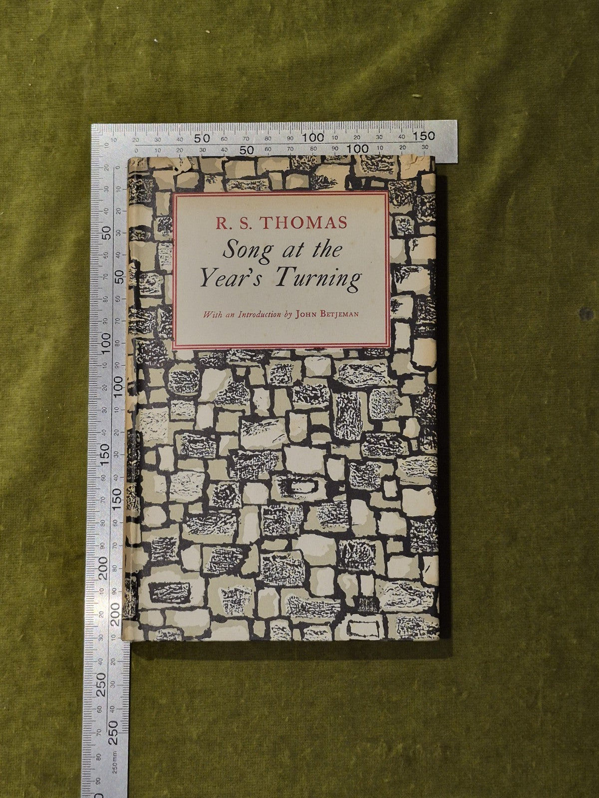 Song At The Years Turning - R. S. Thomas , Rupert Hart-Davis 1955 1st HB DJ4