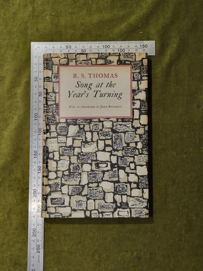 Song At The Years Turning - R. S. Thomas , Rupert Hart-Davis 1955 1st HB DJ4