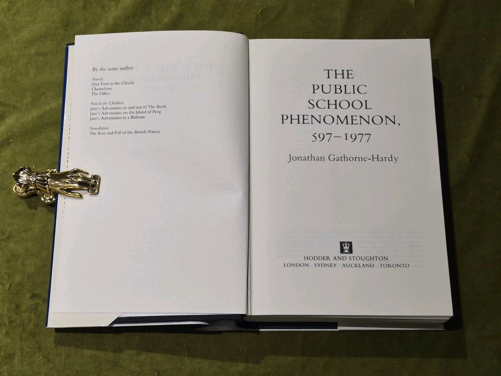 The Public School Phenomenon 5971977 | Jonathan GathorneHardy  Hardcover w DJ4