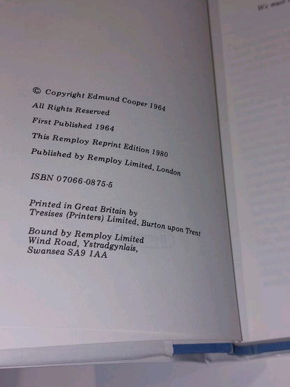 Transit By Edmund Cooper [Remploy] (1980) Hb Book5