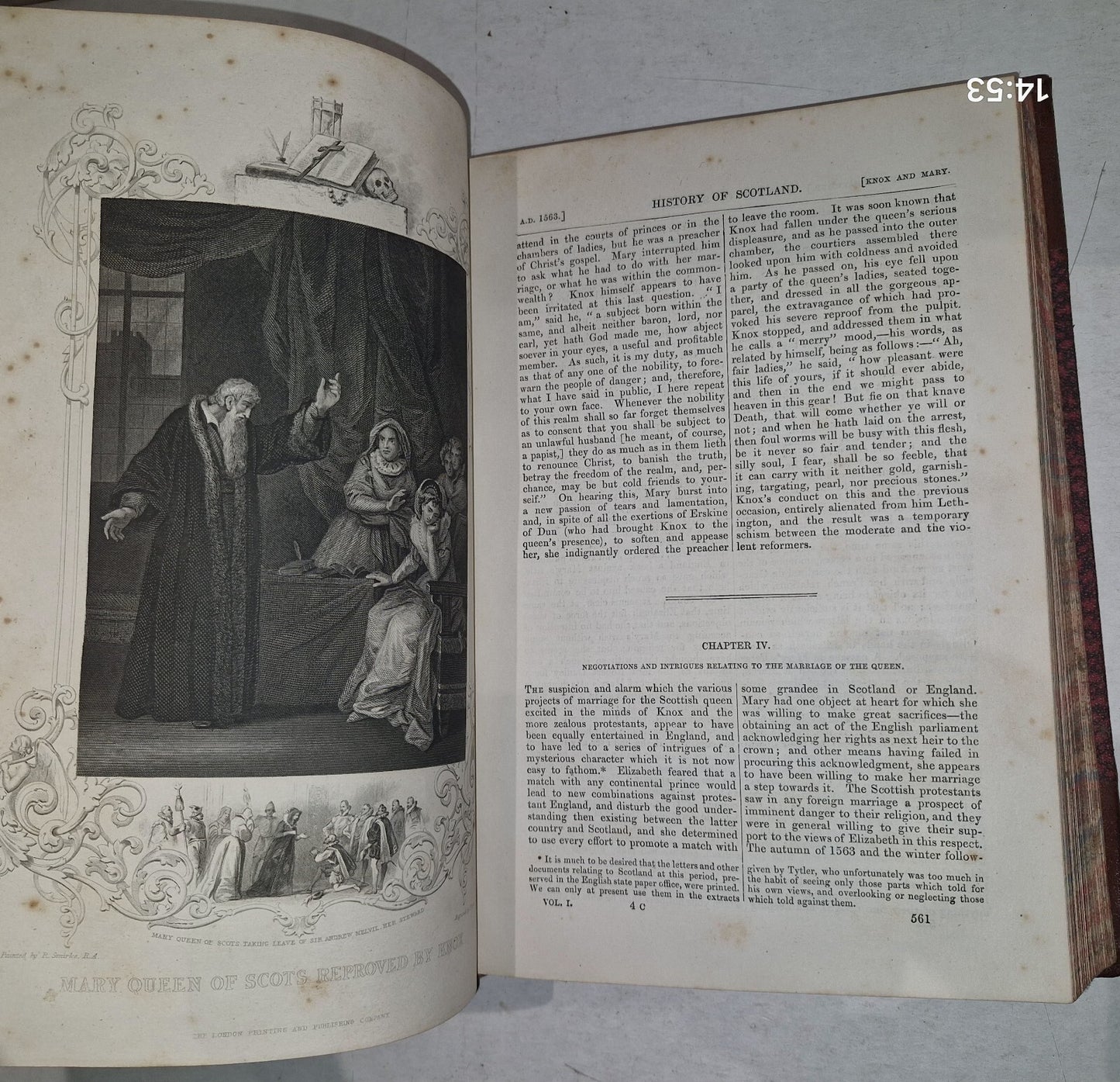 History of Scotland By Thomas Wright Vol I&II London Printing & Publishing Co.15