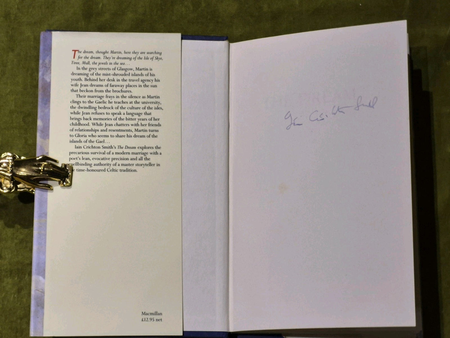 The Dream - Iain Crichton-Smith SIGNED3