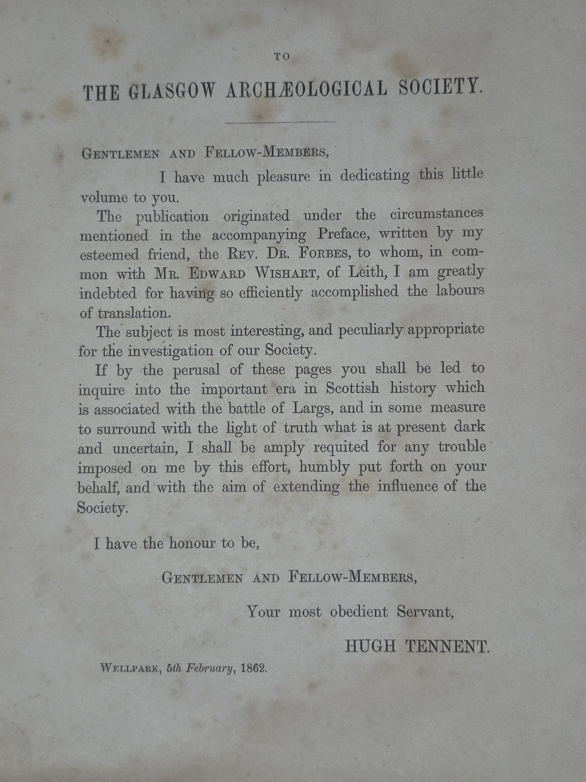 Norwegian Invasion of Scotland 1263 Hugh Tennent 1862 Bell & Bain Glasgow4