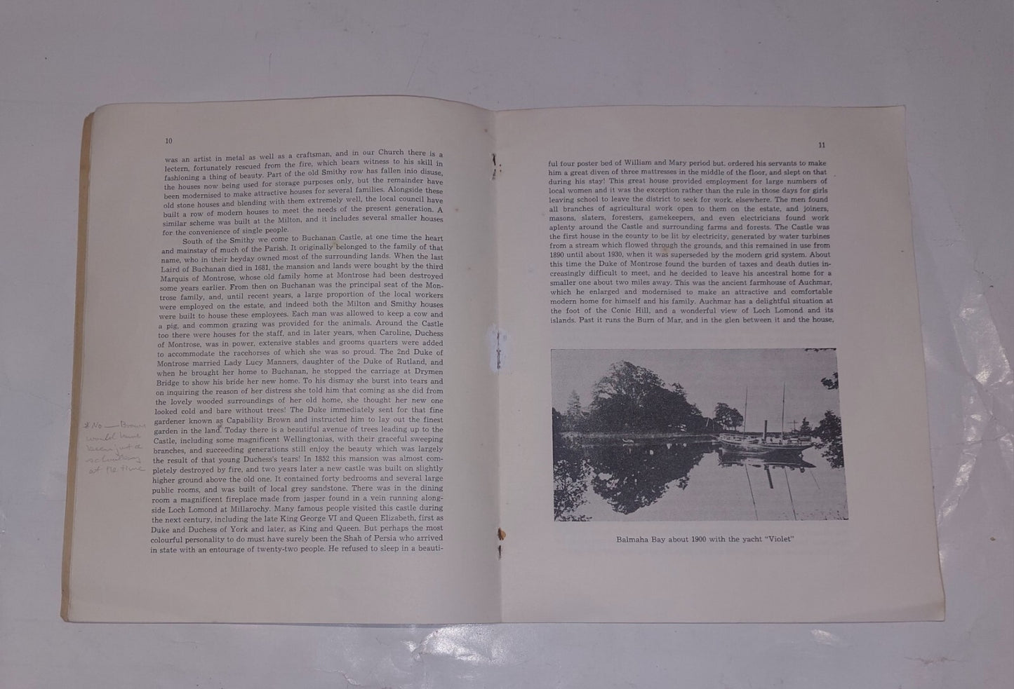 Village And District History, Buchanan, Oban Times Book3
