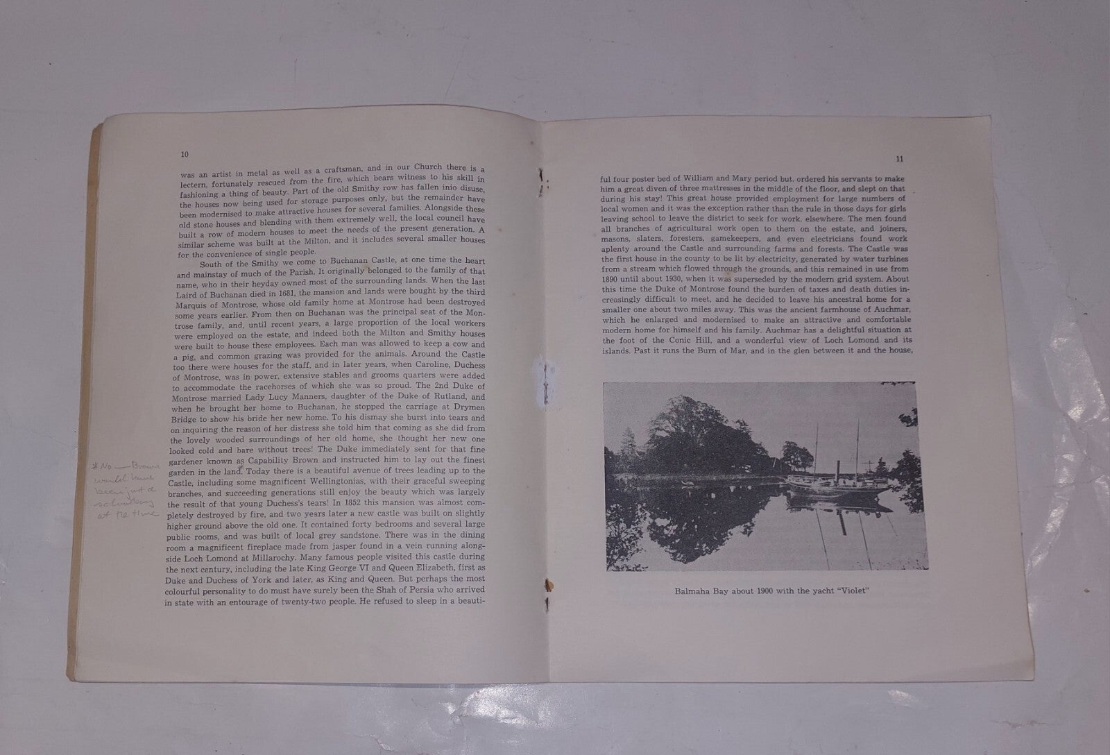 Village And District History, Buchanan, Oban Times Book3