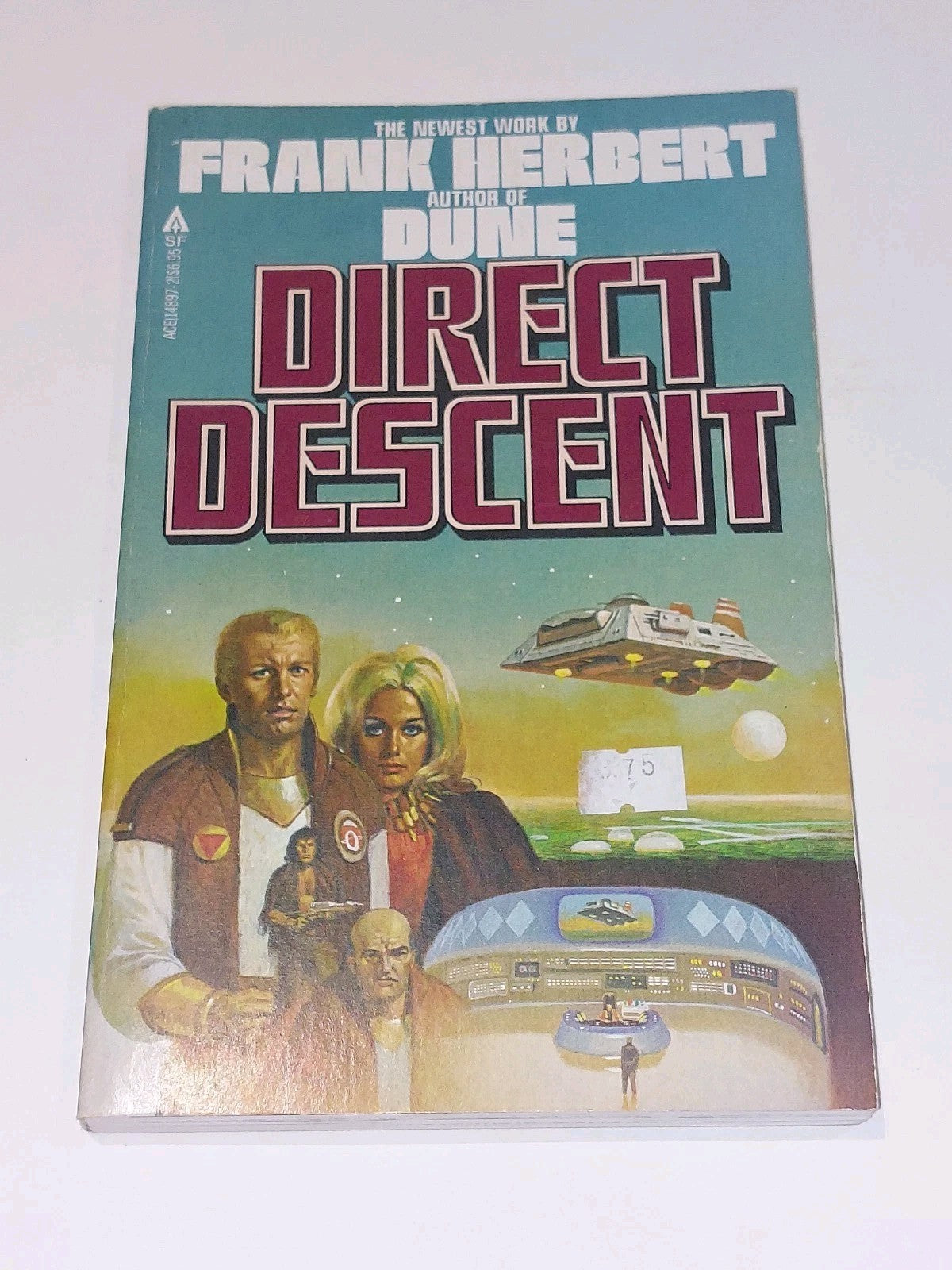 Direct Descent By Frank Herbert [Ace Book] 1st Ace Printing 1980 Pb Book0