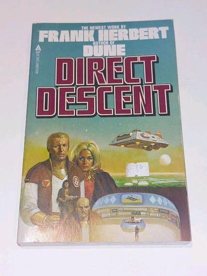 Direct Descent By Frank Herbert [Ace Book] 1st Ace Printing 1980 Pb Book0