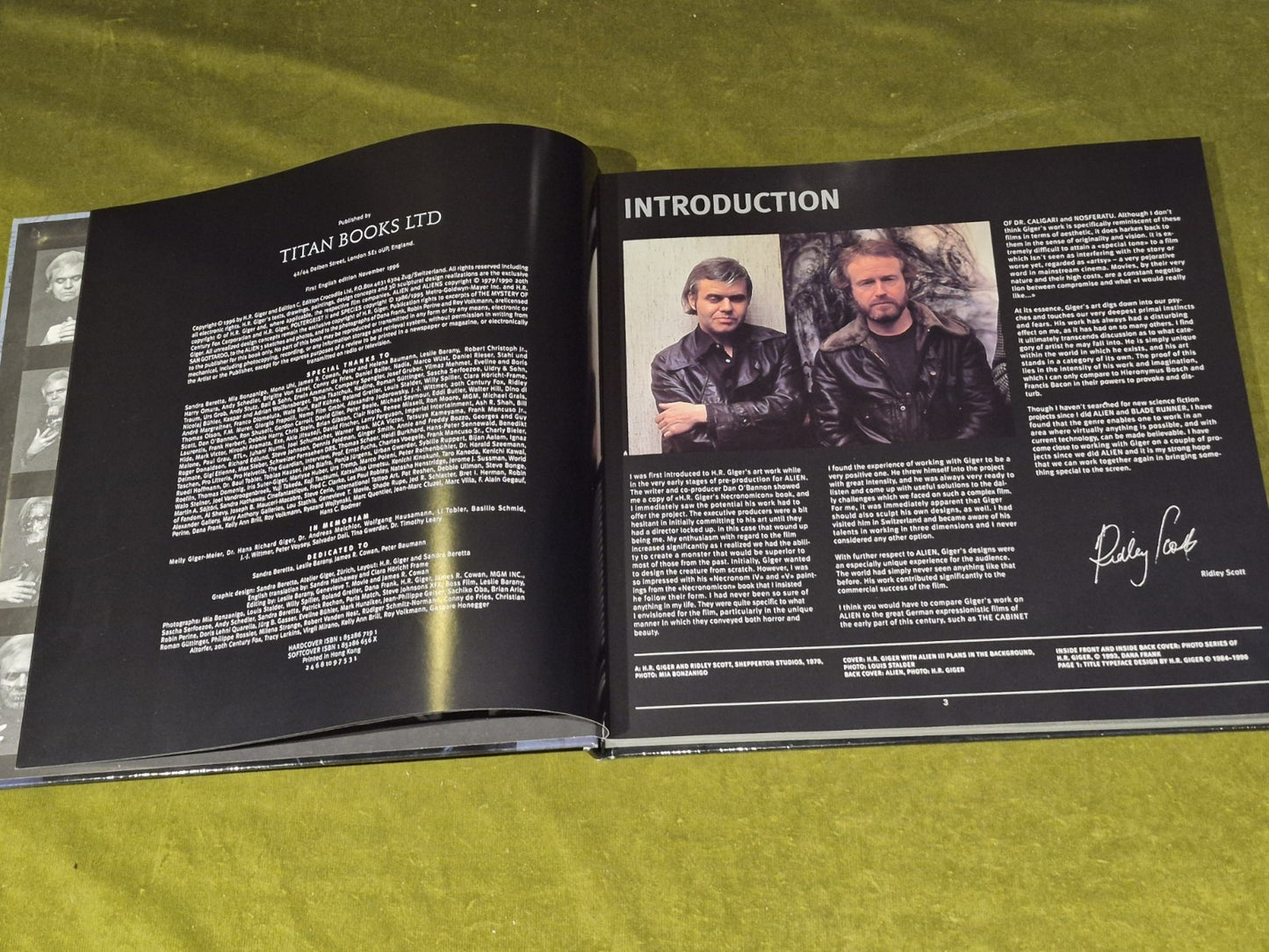 HR Giger’s Film Design. First English Edition 1996 Hardback4