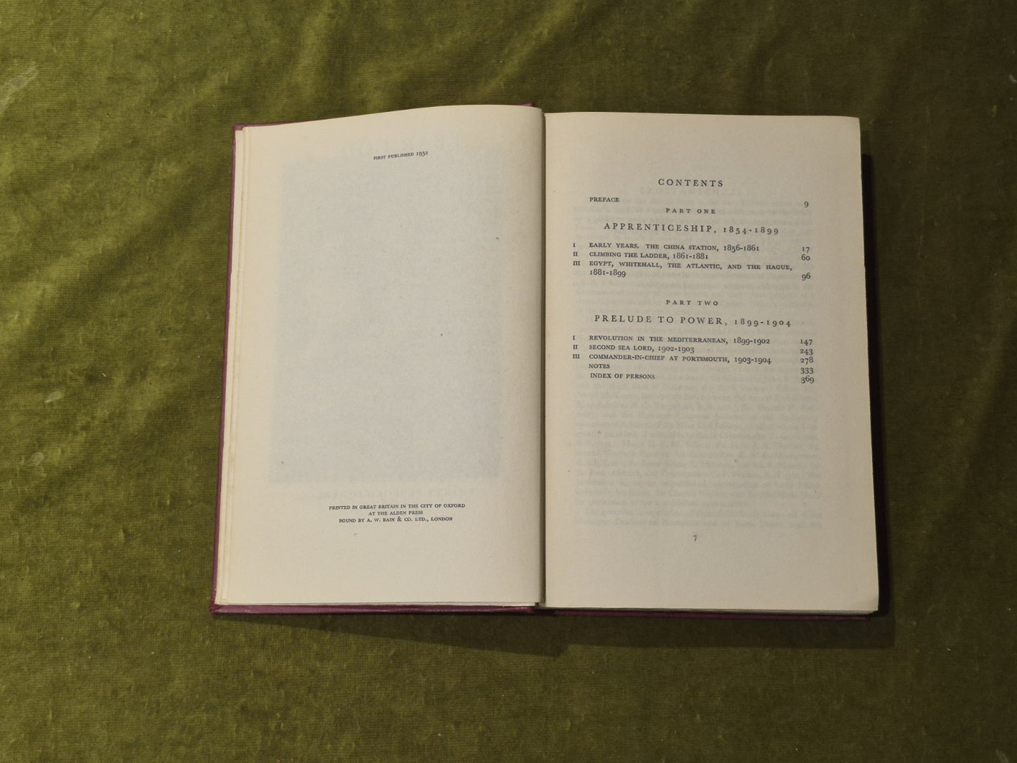 Fear God And Dread Nought Volume I Arthur J Marder Hardback 1st 19525