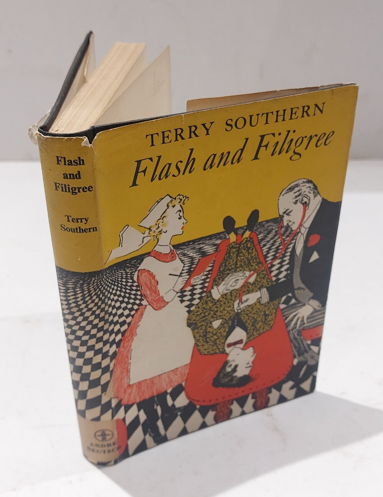 Flash And Filigree By Terry Southern Hb 1st Edition 1958 w/Dustjacket 2nd Impres1
