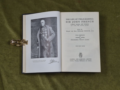 The Life of Field-Marshal Sir John French - Gerald French, Cassell 1931 1st4