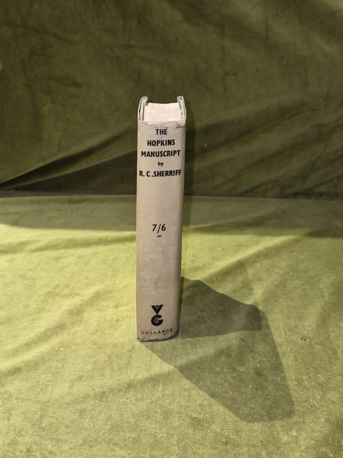 THE HOPKINS MANUSCRIPT , R C SHERRIFF Gollancz 1st HB DJ 19392