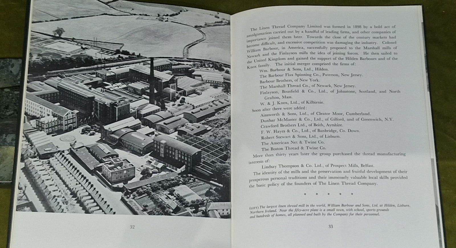 The Faithful Fibre The Story of the Development of the Linen Thread Company 19564